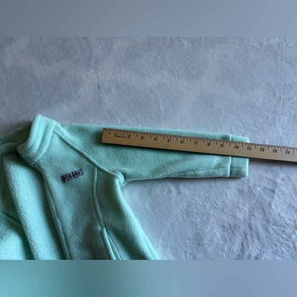 Columbia Girls' Benton Springs Fleece Jacket Light Green Sweater Size 2T - Picture 5 of 8